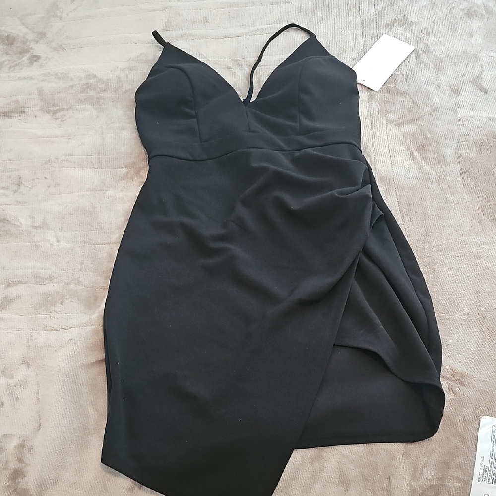 Honey and Rosie Black Bodycon Mini Dress